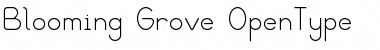 Download BloomingGrove Medium Font Title Preview