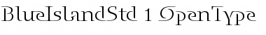 Download Blue Island Std Regular Font Title Preview