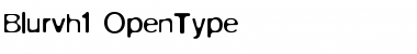 Download Blurvh1 Regular Font Title Preview