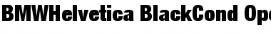 Download BMW Helvetica 97 Black Condensed Font