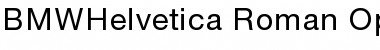 Download BMW Helvetica 55 Roman Font