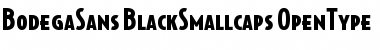 Download BodegaSans-BlackSmallcaps Regular Font Title Preview