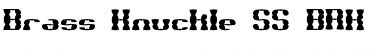 Download Brass Knuckle SS BRK Normal Font Title Preview