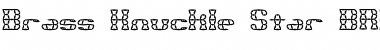 Download Brass Knuckle Star BRK Normal Font Title Preview