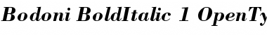 Download Bodoni Bold Italic Font