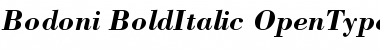 Download Bodoni Bold Italic Font