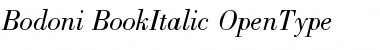 Download Bodoni Book Italic Font