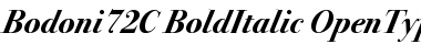 Download Bodoni72C Bold Italic Font Title Preview