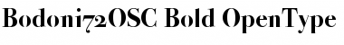 Download Bodoni72OSC Bold Font Title Preview