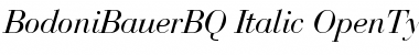 Download Bodoni Bauer BQ Regular Font Title Preview