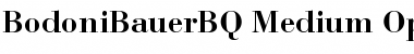 Download Bodoni Bauer BQ Regular Font Title Preview