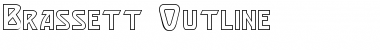 Download Brassett_Outline Normal Font Title Preview
