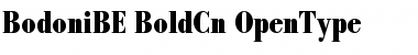 Download Bodoni BE Bold Condensed Font Title Preview