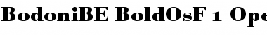 Download Bodoni BE Bold Oldstyle Figures Font Title Preview