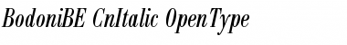 Download Bodoni BE Condensed Italic Font Title Preview