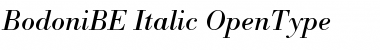 Download Bodoni BE Italic Font Title Preview