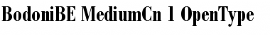 Download Bodoni BE Medium Condensed Font Title Preview