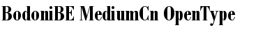 Download Bodoni BE Medium Condensed Font Title Preview