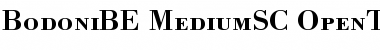 Download Bodoni BE Medium SC Font Title Preview