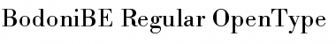 Download Bodoni BE Regular Font Title Preview