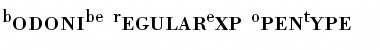 Download Bodoni BE Regular Expert Font Title Preview