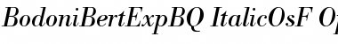 Download Bodoni Berthold Expert BQ Regular Font Title Preview