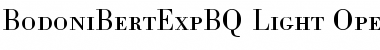 Download Bodoni Berthold Expert BQ Regular Font Title Preview