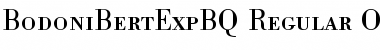 Download Bodoni Berthold Expert BQ Regular Font Title Preview