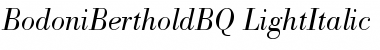 Download Bodoni Berthold BQ Regular Font Title Preview