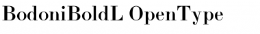 Download Bodoni BoldL Font