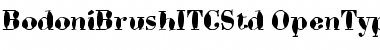 Download Bodoni Brush ITC Std Regular Font Title Preview