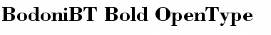 Download Bodoni Bold Font