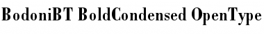 Download Bodoni Bold Condensed Font