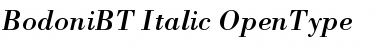 Download Bodoni Italic Font