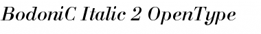 Download BodoniC Italic Font Title Preview