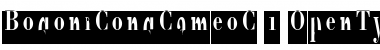 Download BodoniCondCameoC Regular Font Title Preview