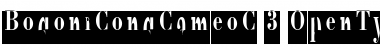 Download BodoniCondCameoC Regular Font Title Preview
