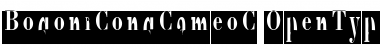 Download BodoniCondCameoC Regular Font Title Preview