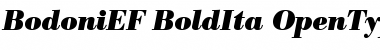 Download BodoniEF BoldIta Font Title Preview