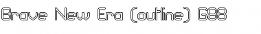 Download Brave New Era (outline) G98 Regular Font Title Preview