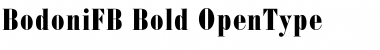 Download BodoniFB Bold Font Title Preview