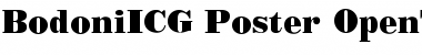 Download BodoniICG Poster Font Title Preview
