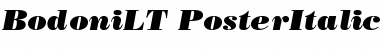 Download Bodoni LT Poster Italic Font Title Preview