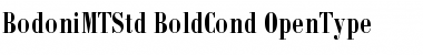 Download Bodoni MT Std Bold Cond Font Title Preview
