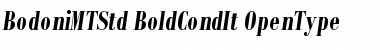 Download Bodoni MT Std Bold Cond It Font Title Preview