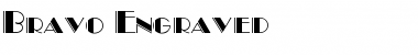 Download Bravo Engraved Regular Font Title Preview