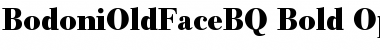 Download Bodoni Old Face BQ Regular Font Title Preview