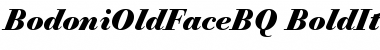 Download Bodoni Old Face BQ Regular Font Title Preview