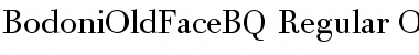 Download Bodoni Old Face BQ Regular Font Title Preview