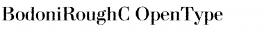 Download BodoniRoughC Regular Font Title Preview